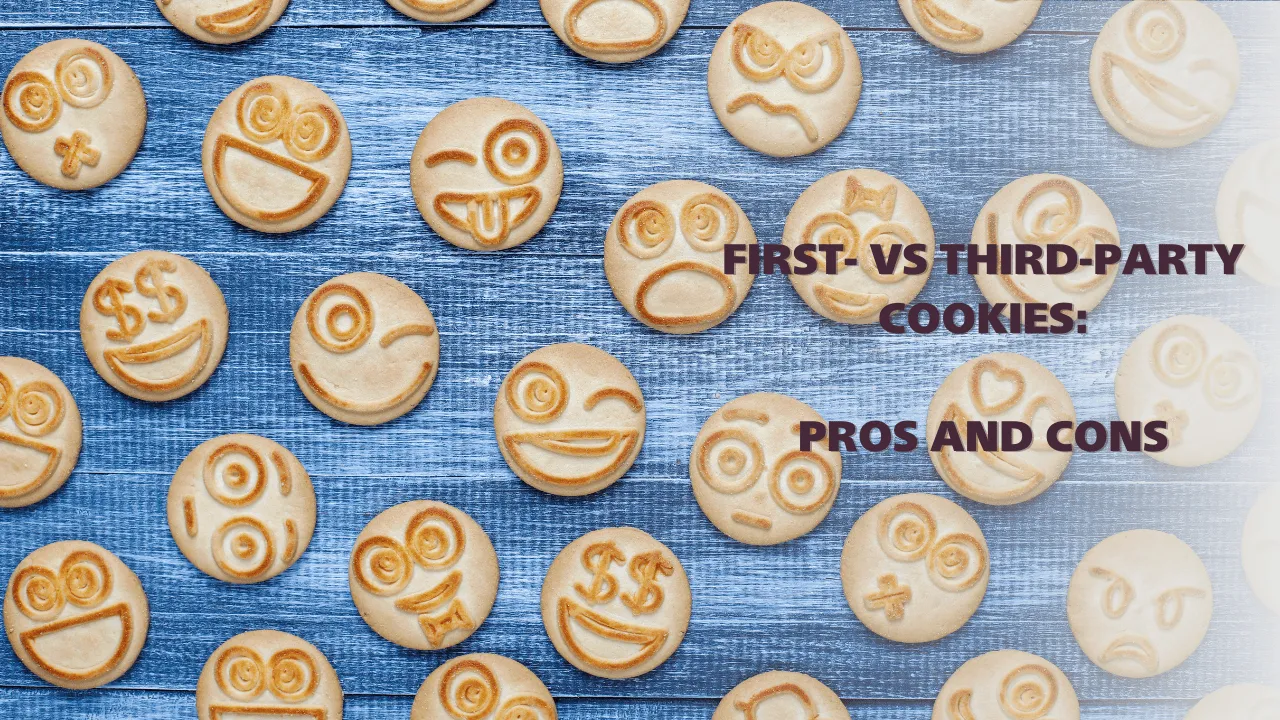 What are the pros and cons of using first-party vs. third-party cookies?